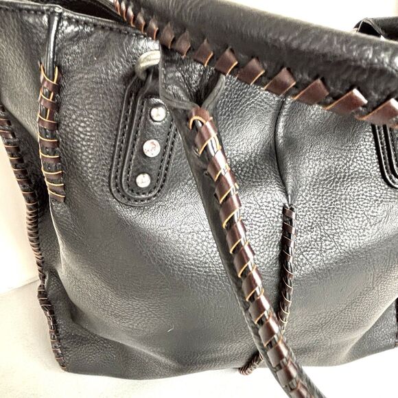 Blazin Roxx Concealed Carry Shoulder Bag Black Faux Leather Western Handbag - Picture 2 of 14